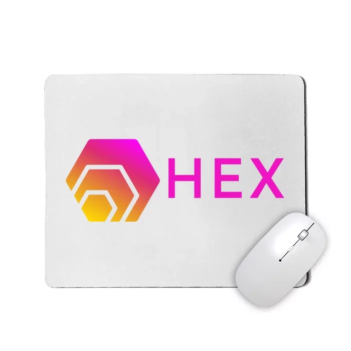 Hex Logo, Hex DeFi, Hex Blockchain, Hex Network, Hex Crypto Mousepad