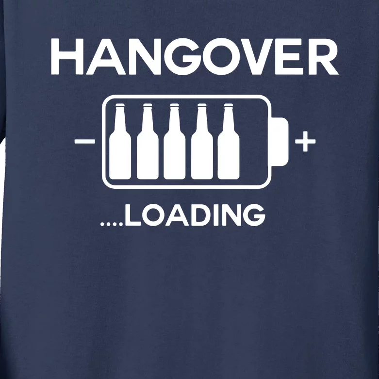 Hangover Loading Kids Long Sleeve Shirt