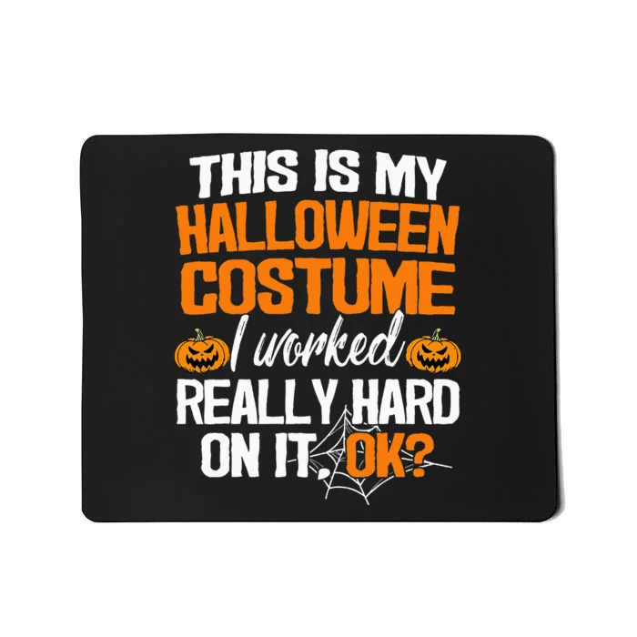 Hilarious LastMinute Halloween Costume Idea Mousepad