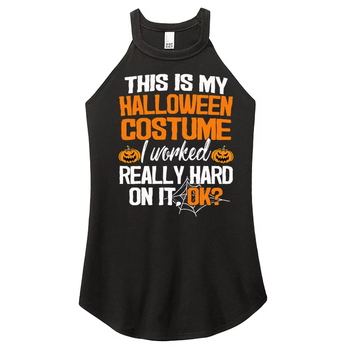 Hilarious LastMinute Halloween Costume Idea Women’s Perfect Tri Rocker Tank