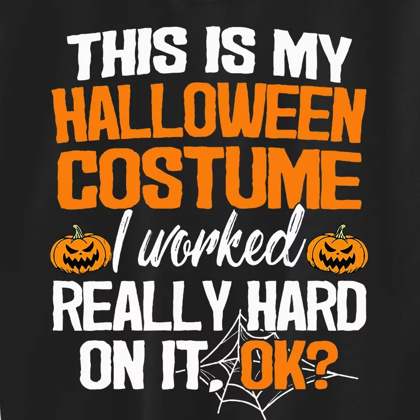 Hilarious LastMinute Halloween Costume Idea Kids Sweatshirt