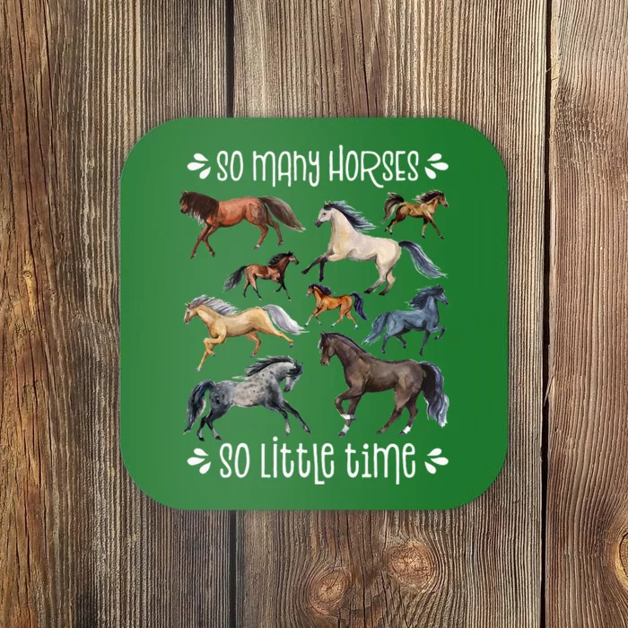 Horse Lover Horseback Riding Equestrian Horse Coaster