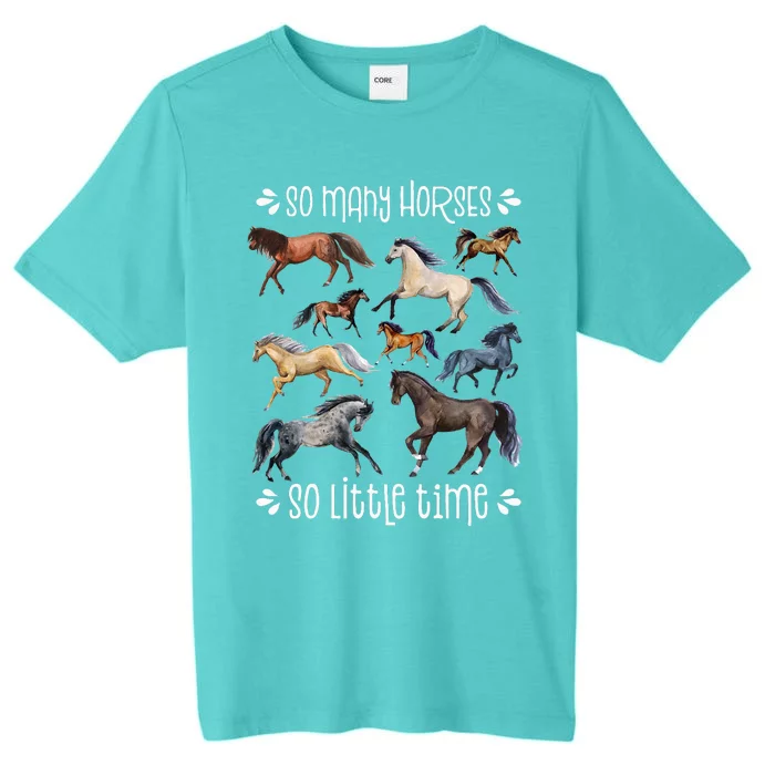 Horse Lover Horseback Riding Equestrian Horse ChromaSoft Performance T-Shirt