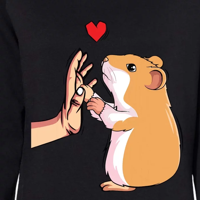 Hamster Love Hammy Girl Women Womens California Wash Sweatshirt