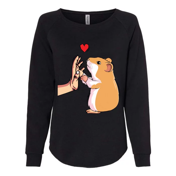 Hamster Love Hammy Girl Women Womens California Wash Sweatshirt