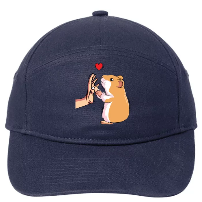 Hamster Love Hammy Girl Women 7-Panel Snapback Hat