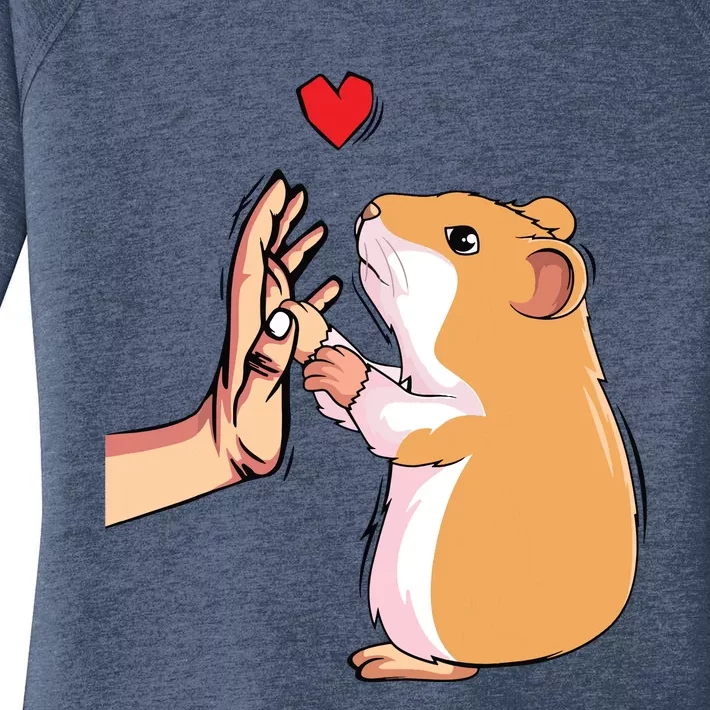 Hamster Love Hammy Girl Women Women's Perfect Tri Tunic Long Sleeve Shirt