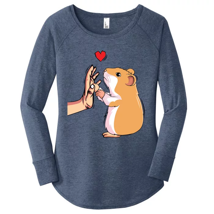 Hamster Love Hammy Girl Women Women's Perfect Tri Tunic Long Sleeve Shirt