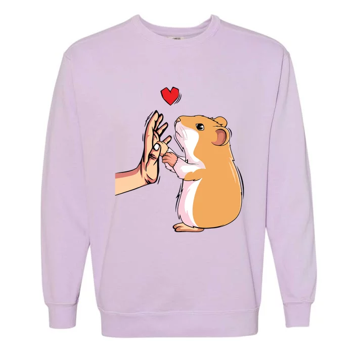 Hamster Love Hammy Girl Women Garment-Dyed Sweatshirt