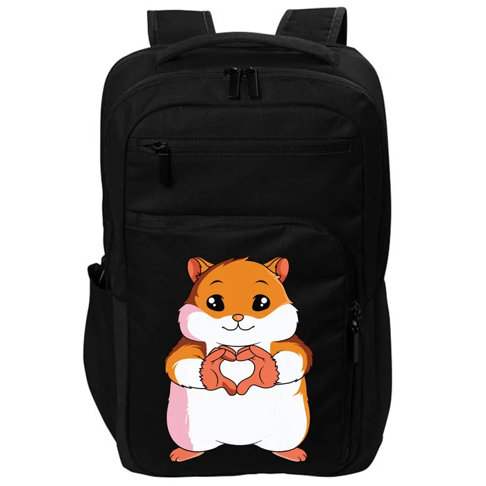 Hamster Lover Hammy Women Girl Impact Tech Backpack