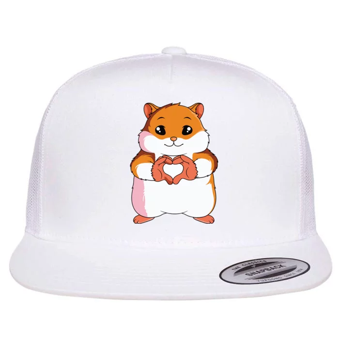 Hamster Lover Hammy Women Girl Flat Bill Trucker Hat