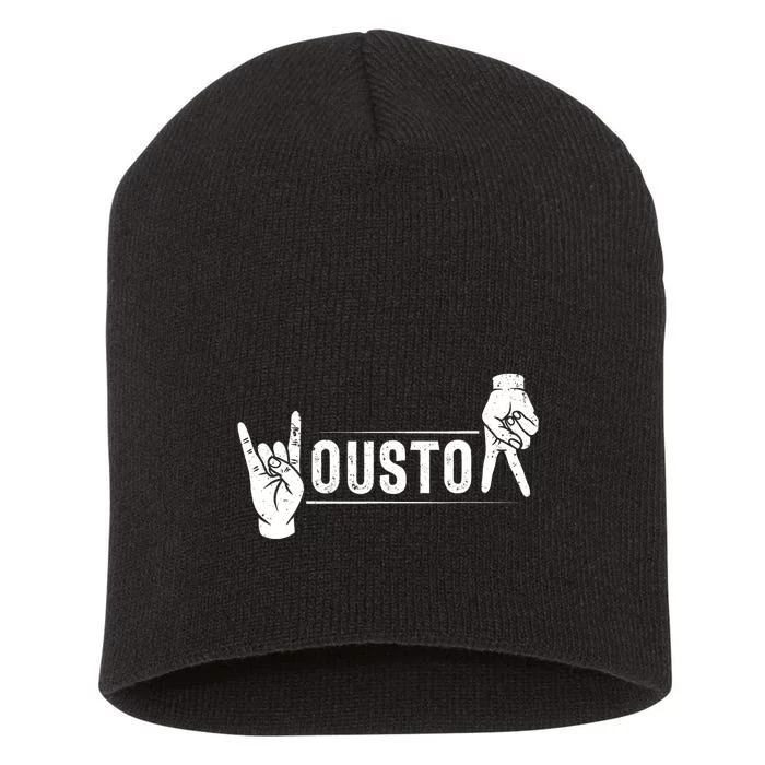 Houston Lover Houston Pride Houston Texas Houston Short Acrylic Beanie