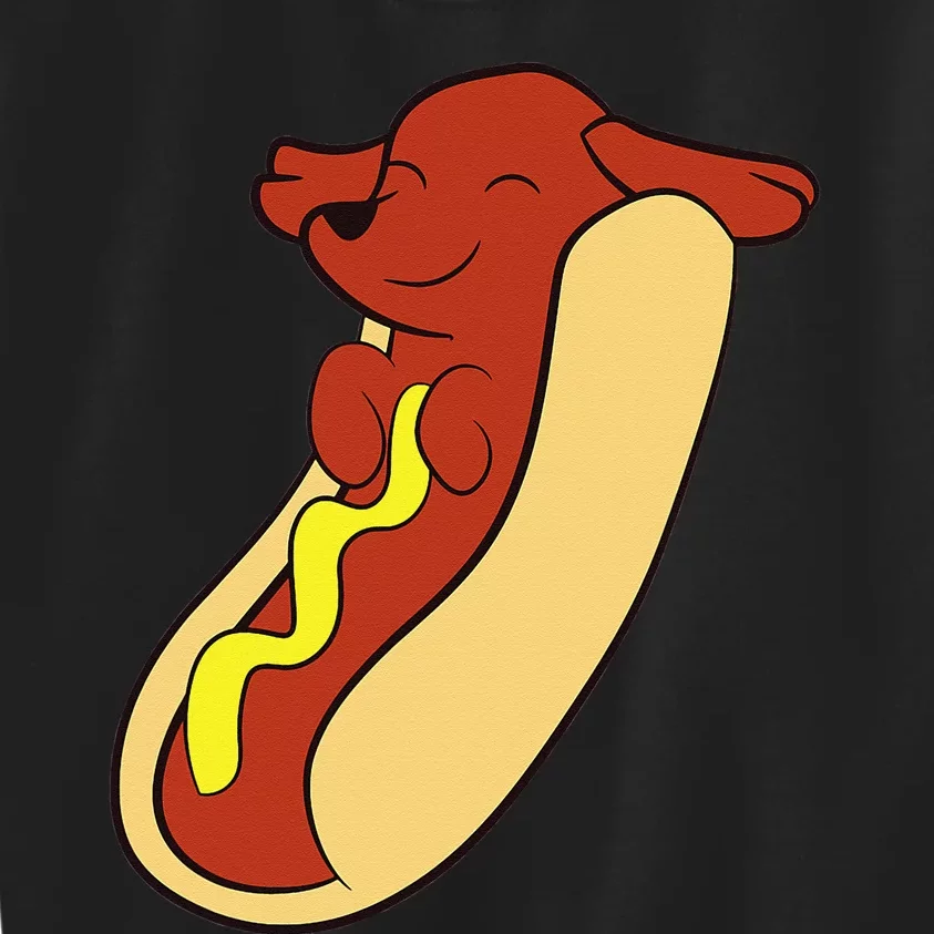 Hotdog Lover Hotdog Dachshund Hot Dog Kids Sweatshirt