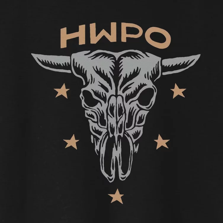 HWPO Legacy Hwpo Cowboys Cow Western Country Southern Women's Crop Top Tee