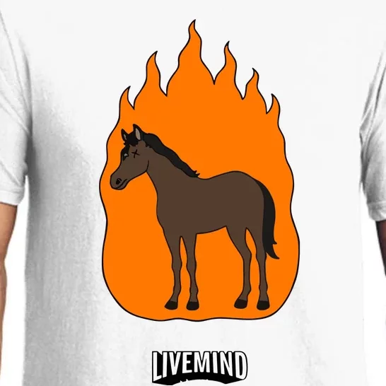 Hivemindtv Livemind Horse Pajama Set