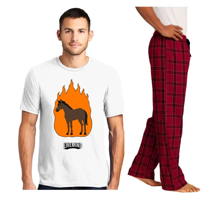 Hivemindtv Livemind Horse Pajama Set