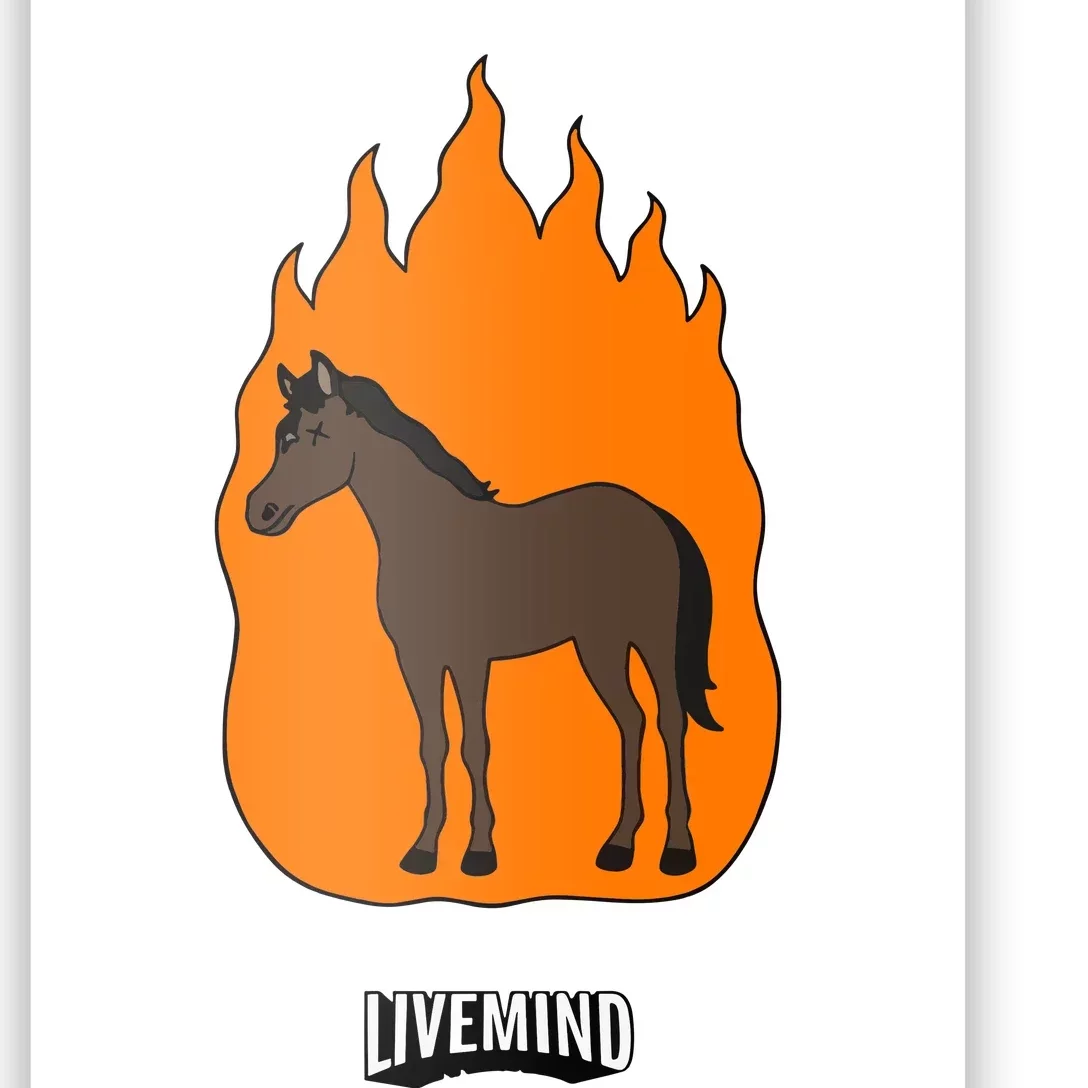 Hivemindtv Livemind Horse Poster