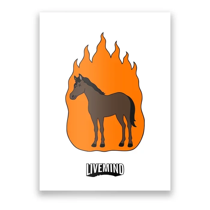 Hivemindtv Livemind Horse Poster