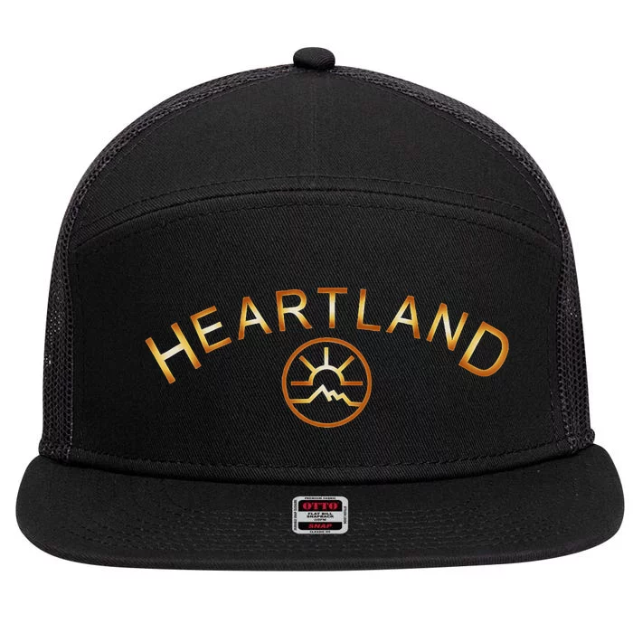 Heartland Logo 7 Panel Mesh Trucker Snapback Hat