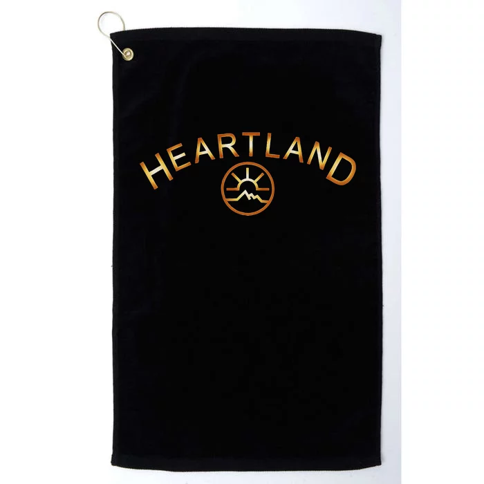 Heartland Logo Platinum Collection Golf Towel