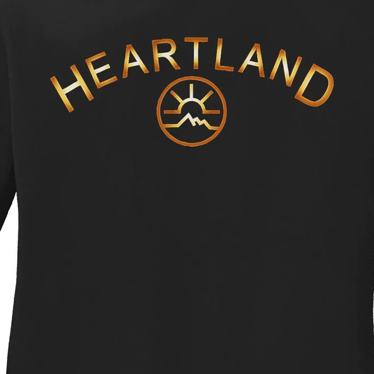 Heartland Logo Ladies Long Sleeve Shirt