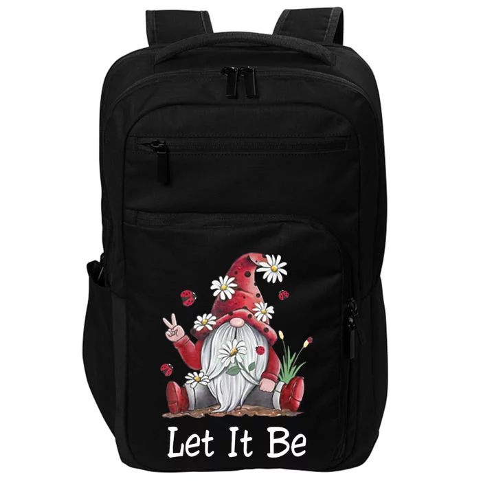 Hippie Let It Be Gnome Impact Tech Backpack