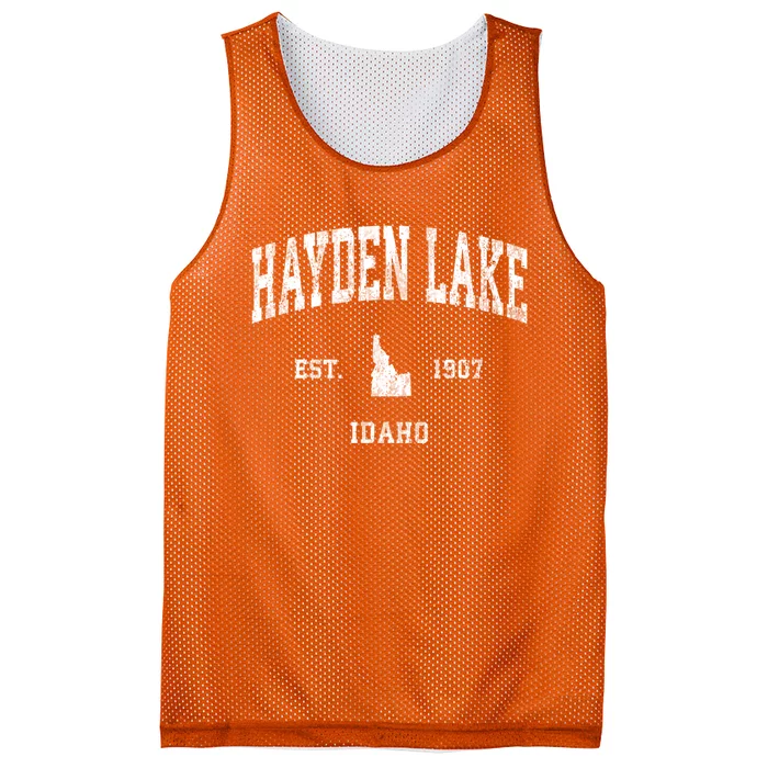 Hayden Lake Idaho Id Vintage Athletic Mesh Reversible Basketball Jersey Tank