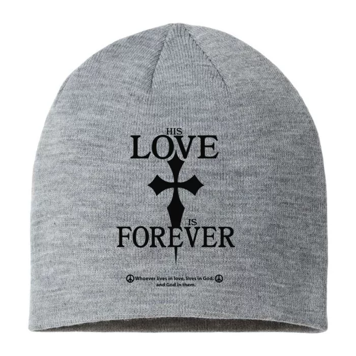 His Love Is Forever Tribe Of God 8 1/2in Sustainable Knit Beanie