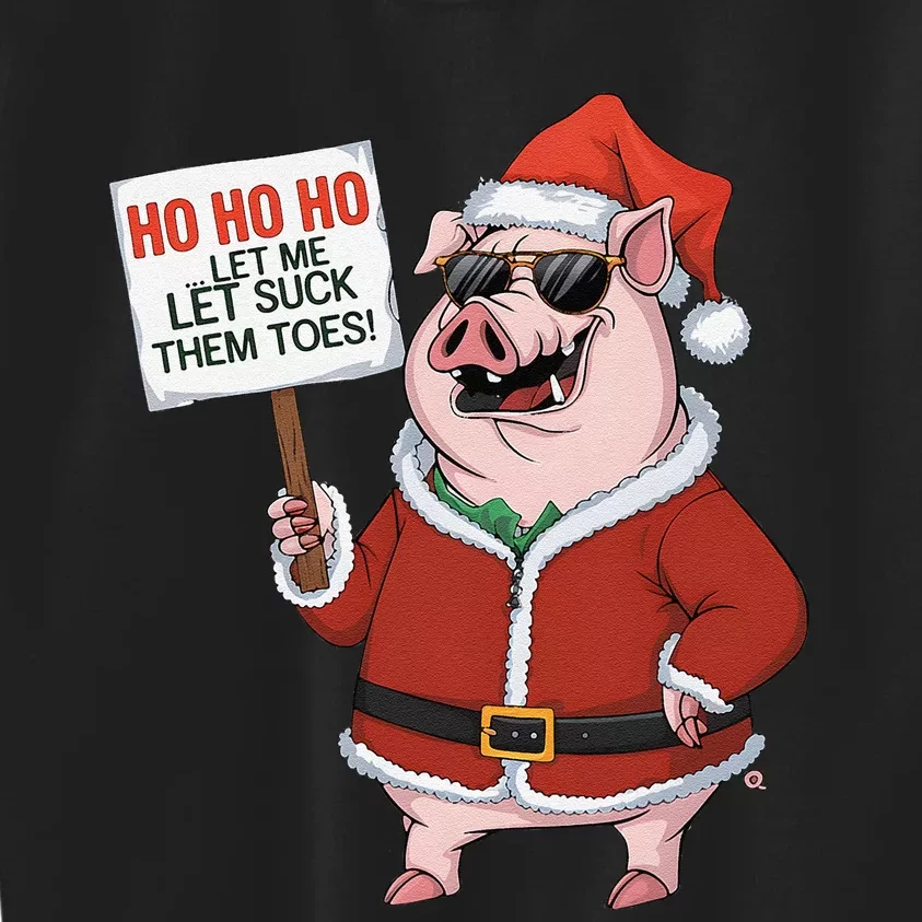 He Llyeah I Suck Toes Weird Festive Embarrassing Christmas Kids Sweatshirt