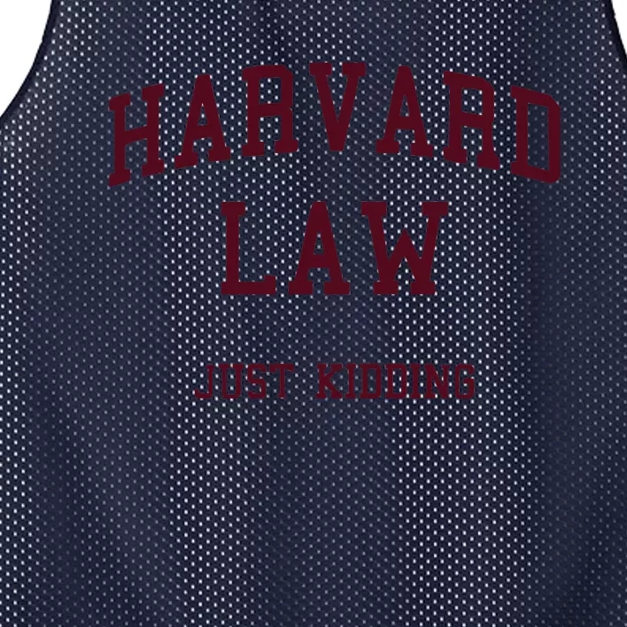 Harvard Law Just Kidding Mesh Reversible Basketball Jersey Tank