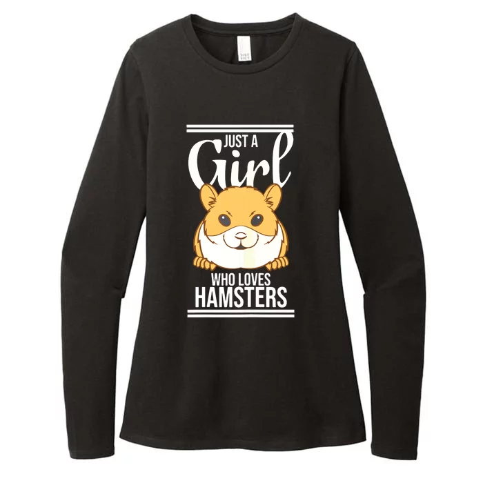 Hamster Lover Just A Girl Who Loves Hamsters Womens CVC Long Sleeve Shirt