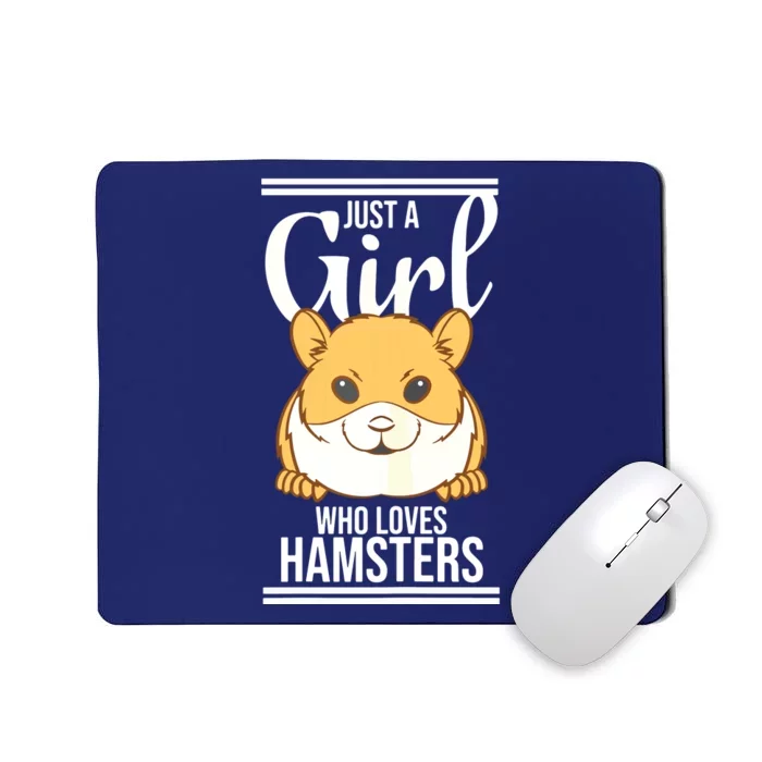 Hamster Lover Just A Girl Who Loves Hamsters Mousepad