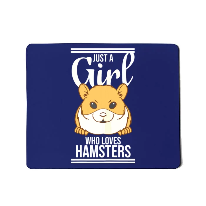 Hamster Lover Just A Girl Who Loves Hamsters Mousepad