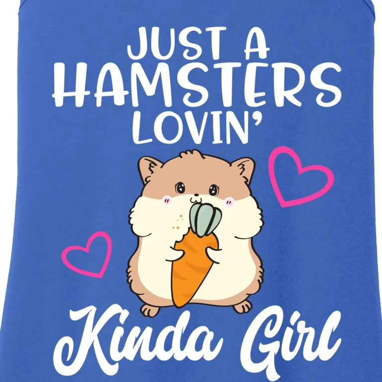 Hamster Lover Just A Hamsters Lovin' Kinda Girl Hamster Funny Gift Ladies Essential Tank