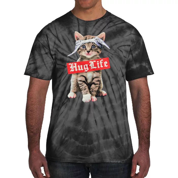 Hug Life Kitty Cat Hug Kitten Tie-Dye T-Shirt