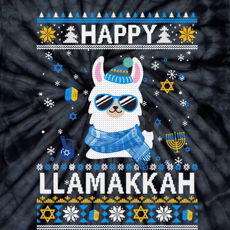 Happy Llamakkah Llama Ugly Hanukkah Sweater: Spread Holiday Joy With Festive Jew Tie-Dye T-Shirt