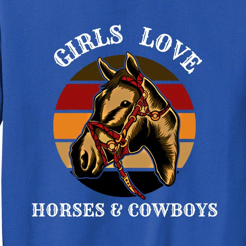 Horse Lovers  Love Horses And Cow Western Lover Gift Sweatshirt