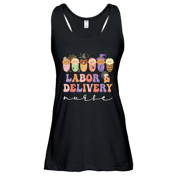 Halloween L&D Labor And Delivery Nurse Party Costume Ladies Essential Flowy Tank