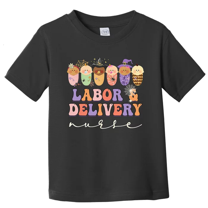 Halloween L&D Labor And Delivery Nurse Party Costume Toddler T-Shirt