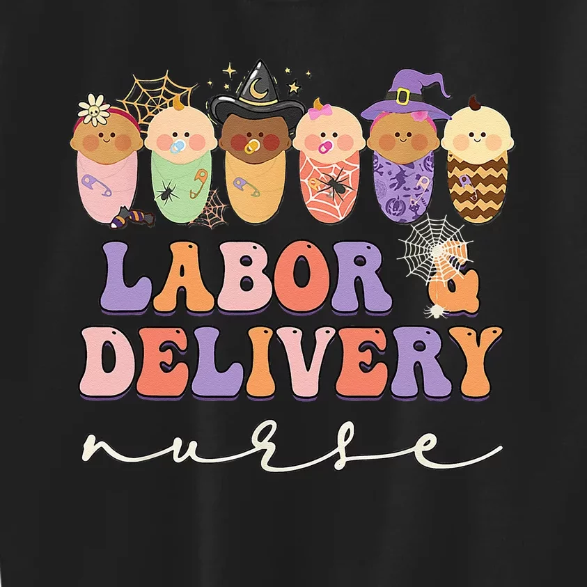 Halloween L&D Labor And Delivery Nurse Party Costume Kids Sweatshirt