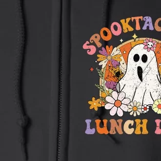 Halloween Lunch Lady Costume Set Full Zip Hoodie