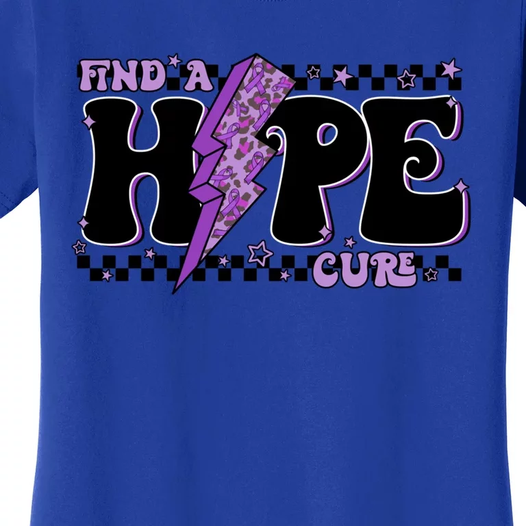 Hope Leopard Lightning National Epilepsy Awareness Gift Women's T-Shirt