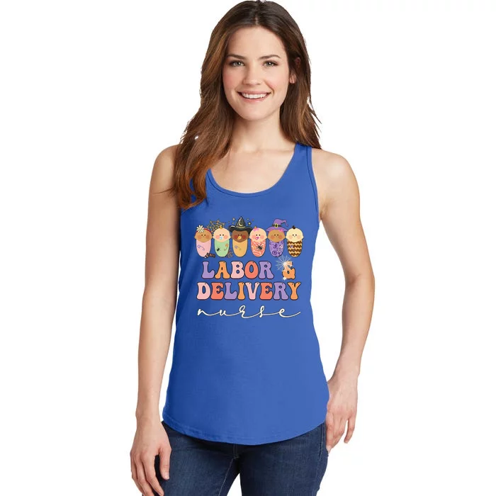 Halloween L&D Labor And Delivery Nurse Party Costume Ladies Essential Tank