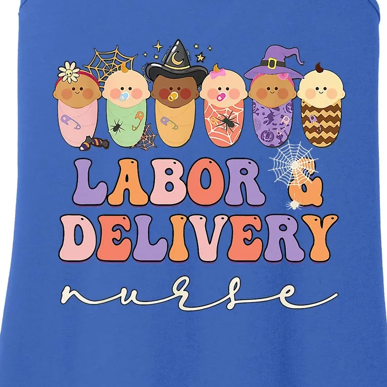 Halloween L&D Labor And Delivery Nurse Party Costume Ladies Essential Tank