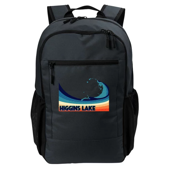 Higgins Lake Michigan Retro Boating Sailing & Fishing Daily Commute Backpack