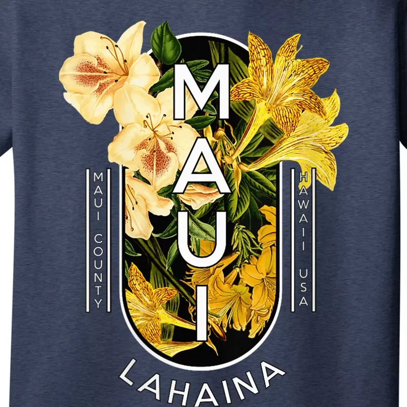 Hawaii Lahaina Maui Floral T-Shirt