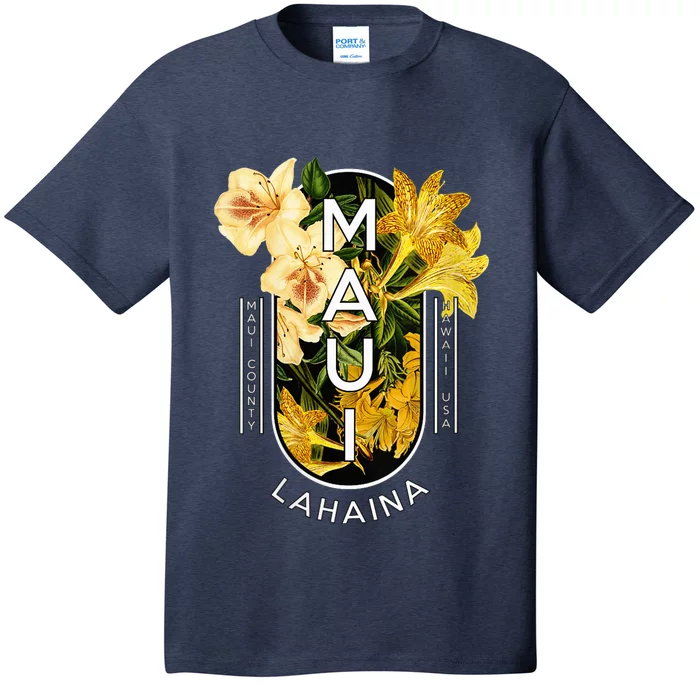 Hawaii Lahaina Maui Floral T-Shirt