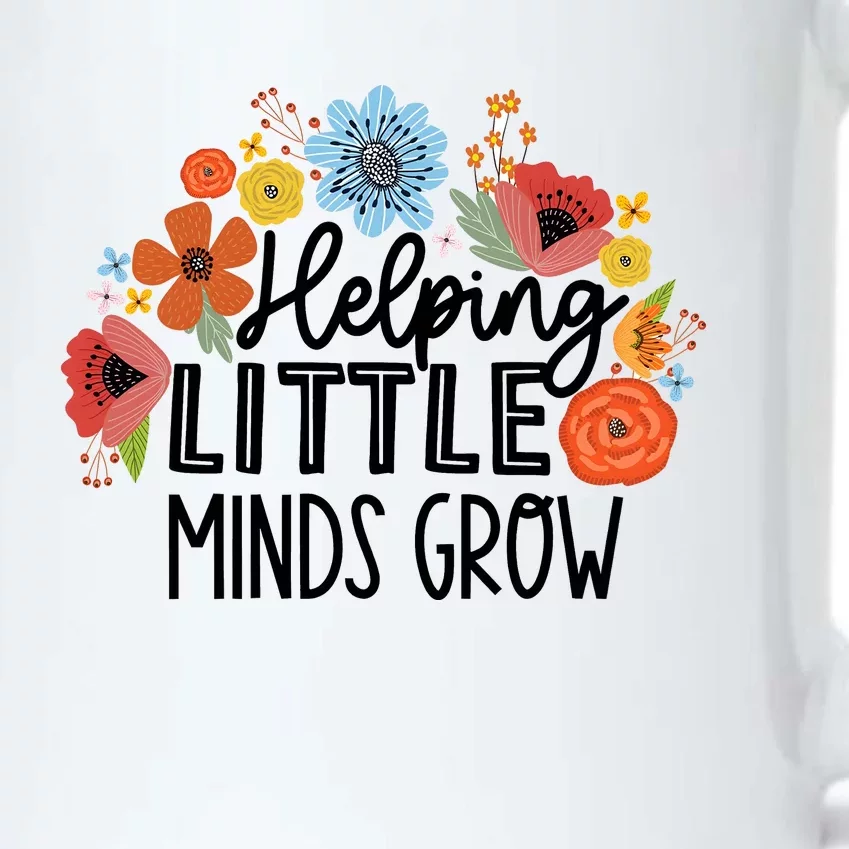 Helping Little Minds Grow Teacher Black Color Changing Mug