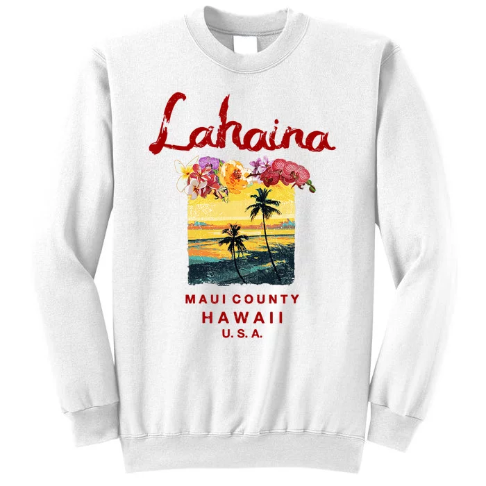 Hawaii Lahaina Maui Vintage Hawaiian Sweatshirt