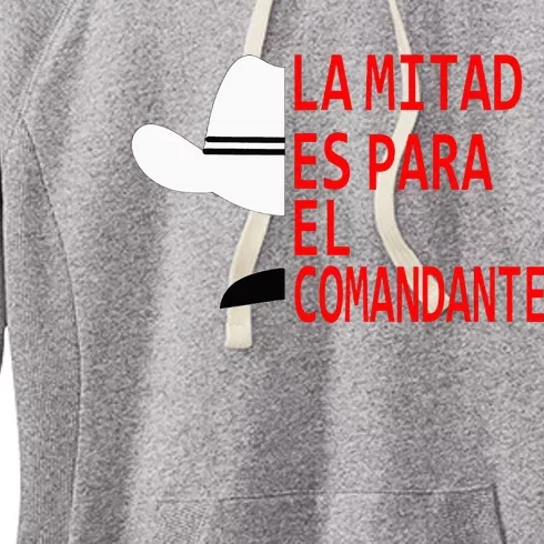 Honduras La Mitad Es Para El Comandante Women's Fleece Hoodie